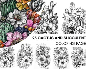 Fantasy FLORAL Fairytale COLORING PAGES – Enchanted Printable Nature Design Coloring Pages Botanical Coloring