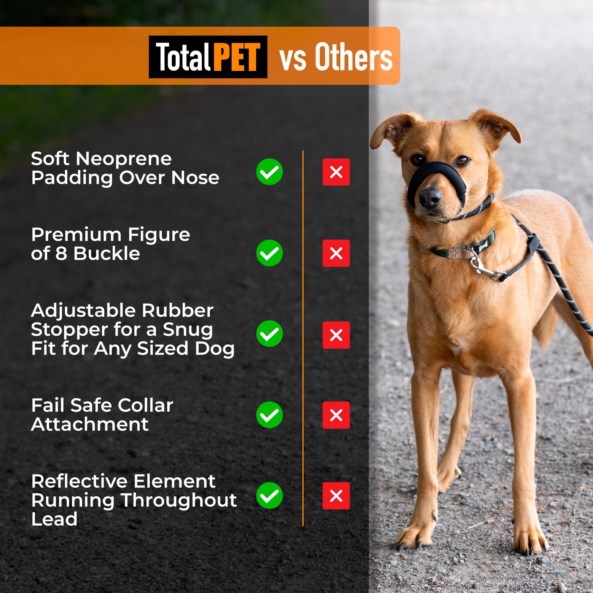 Dog Halter Dog Field Figure Anti Pull Lead Halter Head