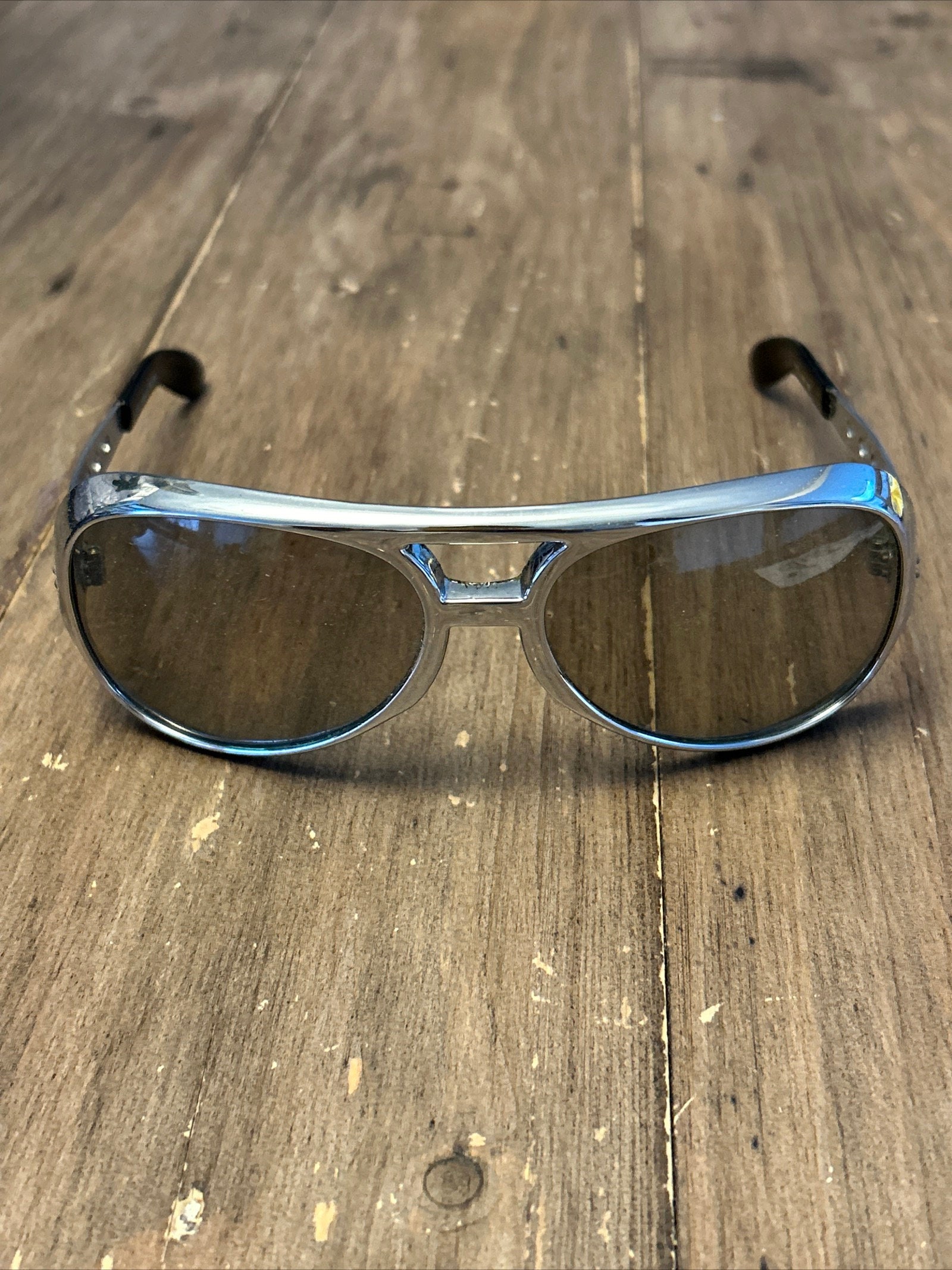 Polaroid 8004 Holland Sunglasses in Chrome ,rare Vintage 1960/70s