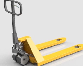 Manual Pallet Truck (v2) scale 1_12 & 1_24 - STL DIGITAL FILE
