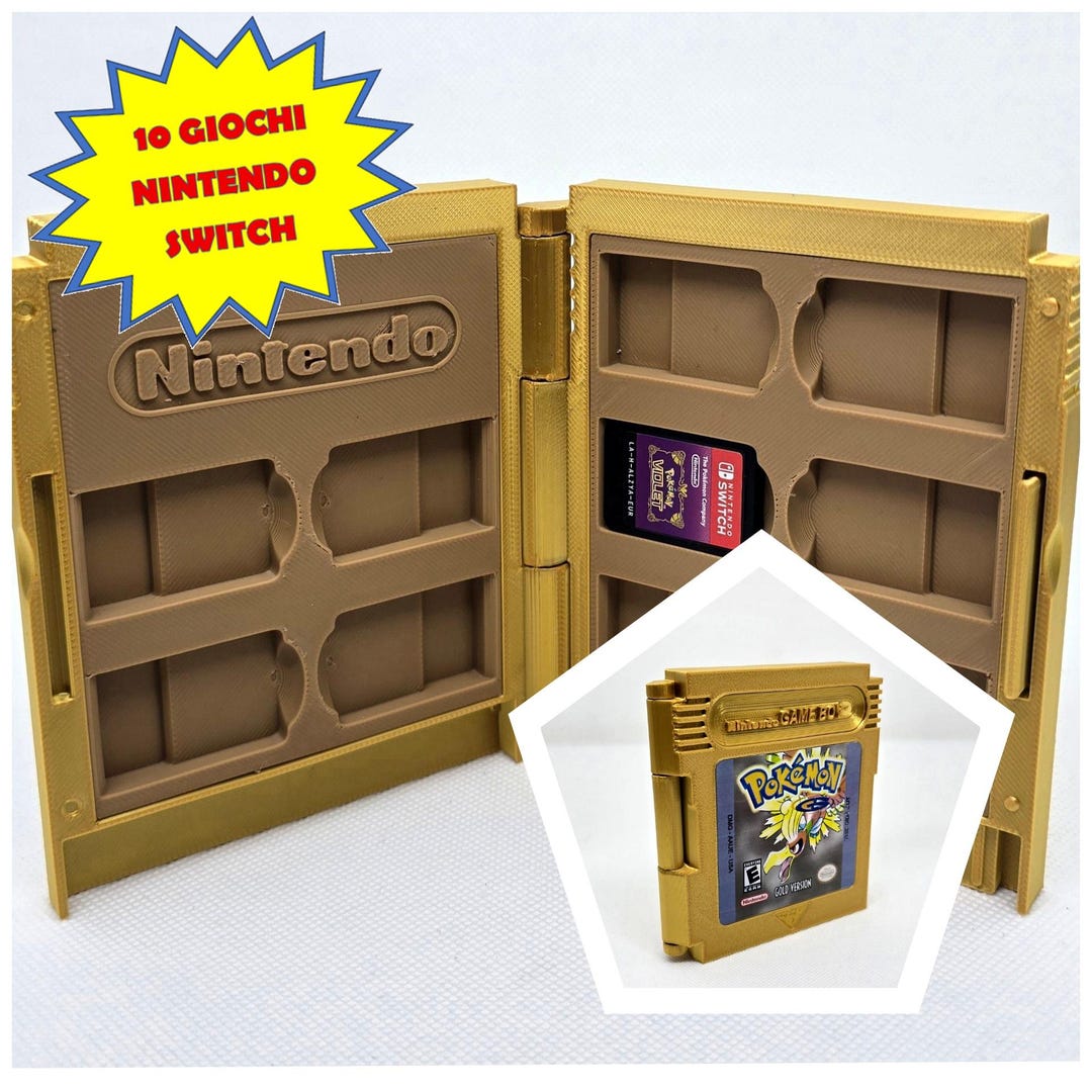 Nintendo Switch Game Case - Pokemon GOLD - Etsy