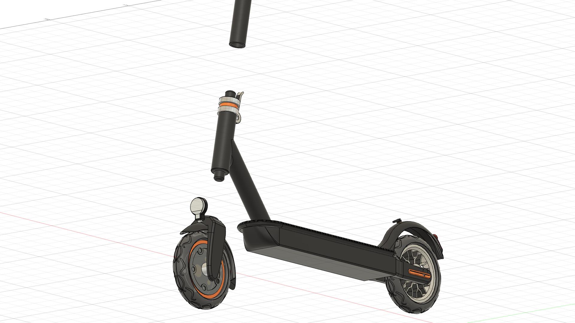 Electric Scooter (v1) - Miniatures - STL File Scale 1_12 1_24 - Etsy