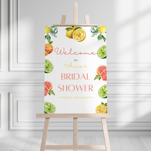 Main Squeeze Bridal Shower Welcome Sign, Citrus Welcome Sign, Lemon welcome Sign, She Found Her Main Squeeze Sign, Bright Welcome Sign