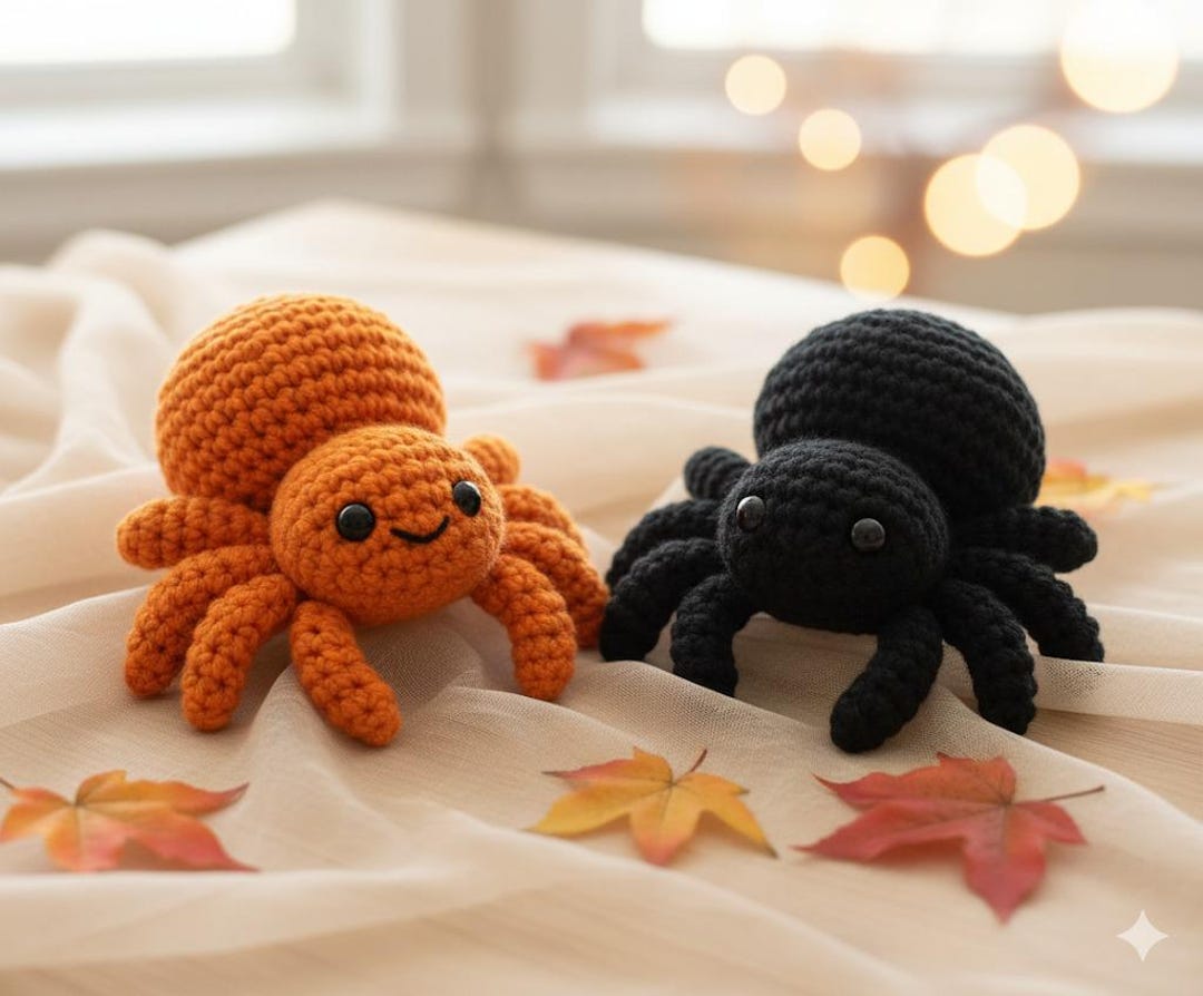 Halloween Spider Crochet Patterns Bundle PDF, Spider Crochet File ...