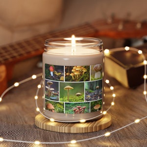 Mushroom Candle Cute, Mushroom Gifts, Cottagecore Trendy Candle, Aesthetic Mushroom Decor, Gifts for Her, Mushroom Soy Candle, Mushroom