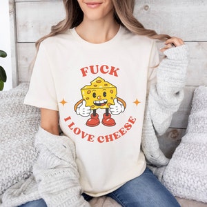 Camiseta de queso, regalo para amantes del queso, regalo de charcutería, camiseta de queso, camiseta de TikTok, ropa coqueta, regalo de queso, artículos preppy, top Y2K, moda alternativa