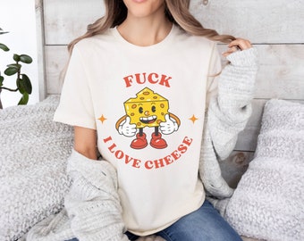 Cheese Shirt,Cheese Lover Gift,Charcuterie Gift,Cheese Tshirt,Tiktok Shirt,Coquette Clothing,Cheese Gift,Preppy Stuff,Y2K Top,Alt Fashion