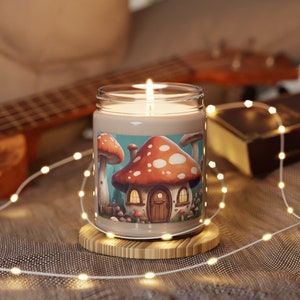 Mushroom Candle Cute, Cottagecore Home Decor,Mushroom Aesthetic Candle,Trendy Mushroom Decor, Gifts For Her, Mushroom Candle Gift, Kawaii