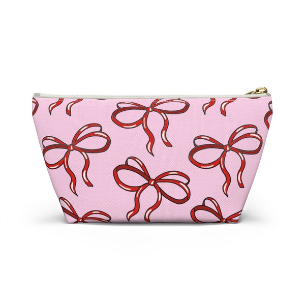Coquette Aesthetic,Cute Makeup Bag,Coquette Make Up Bag,Preppy Stuff,Make Up Pouch,That Girl Aesthetic,Queer Owned Shop,Soft Girl Aesthetic