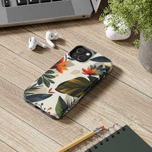 Tropical Butterfly iPhone Case: Botanical Jungle Design