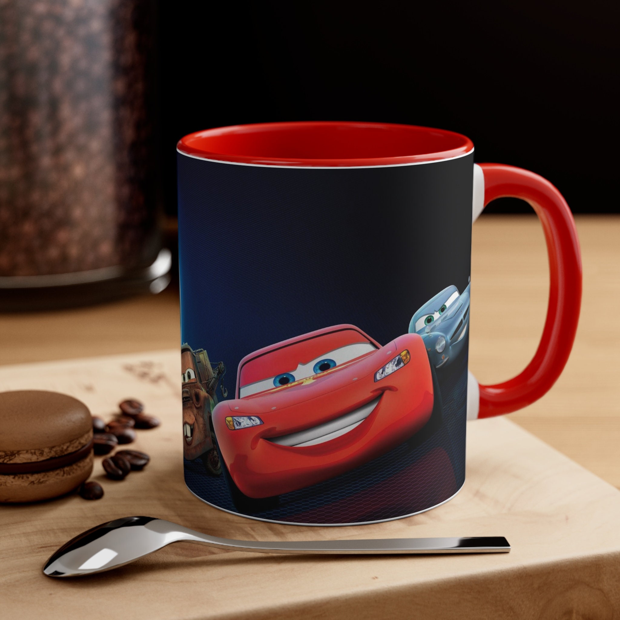 Lightning Mcqueen Mug 11oz Mugs for Children and Cars Fans, Cars