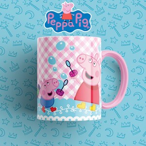 Peppa and George Personalised Coloured Insert Mug – My Peppa Pig Shop