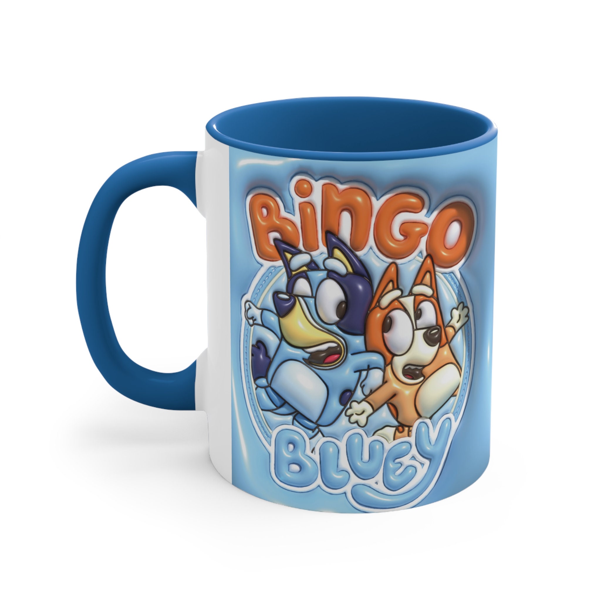 Eat Your Floor Cereal Bluey Mug Bandit Bluey Bluey Mom Bluey Dad Coffee Cup  Coffee Mug 