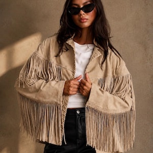 gift for her, women leather jacket, leather trench coat, valentines day gift, real leather jacket, sheepskin jacket, women fringe jacket, fringe suede jacket, boho western jacket, western fringe, boho fringe jacket, suede leather jacket, cowgirl jacket

gift for her, real leather jacket, sheepskin jacket, women fringe jacket, fringe suede jacket, boho western jacket, fringe jacket women, western fringe coat, cowgirl jacket women, bohemian fringe coat, western style jacket, rodeo outfit women,