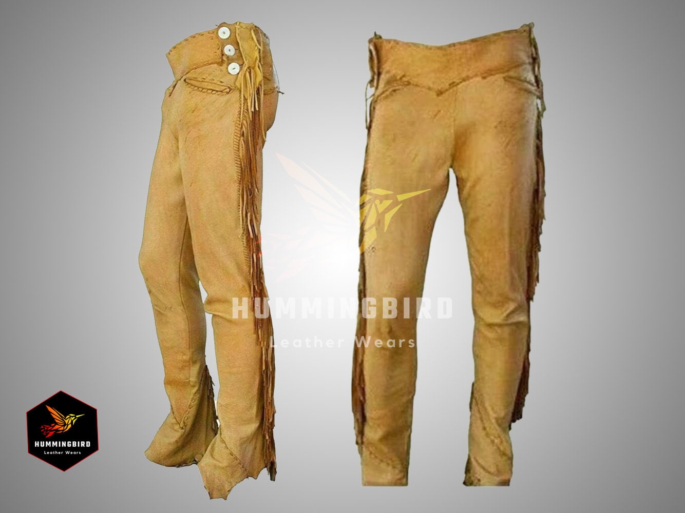 Veste de cowboy en daim à franges pour homme - marron - 4XL (poitrine