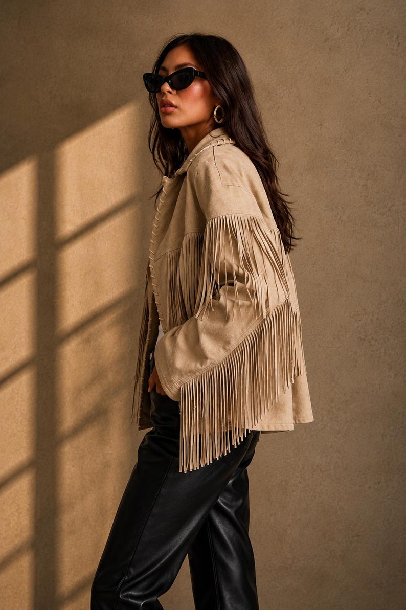 gift for her, women leather jacket, leather trench coat, valentines day gift, sheepskin jacket, suede fringe jacket, fringe suede jacket, western leather coat, boho fringe jacket, brown suede jacket, vintage fringe coat, cowgirl jacket, festival fringe wear

gift for her, real leather jacket, suede crop jacket, vintage leather, suede fringe jacket, women suede jacket, fringe jacket women, fringe crop jacket, western style jacket, boho western jacket, cowgirl jacket women, western jacket