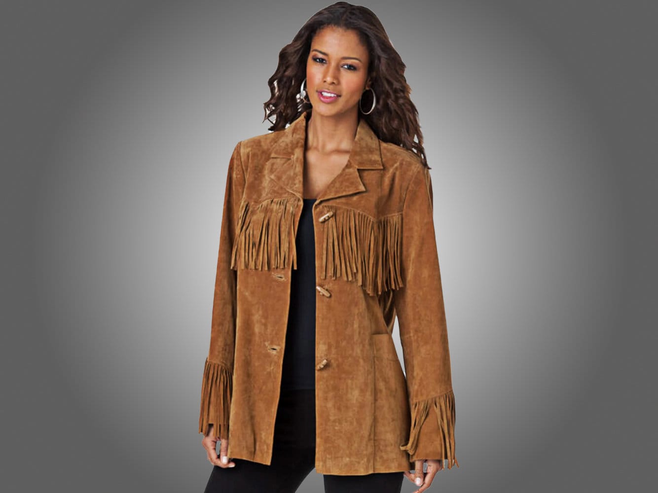 Brown Suede Leather Jacket Women s Vintage Fringe Leather Jacket Ladies Suede Leather Jacket Western Style Fringe Jacket Ladies Jacket