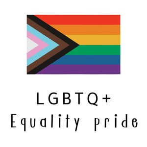 LGBTQ+ Equality Pride Line art T-shirt