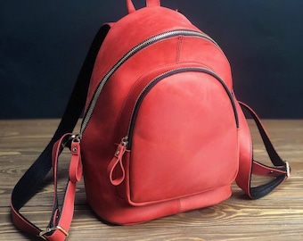 Leather Backpack, Rucksack, Women's Leather Backpack, City Backpack, Travel Backpack