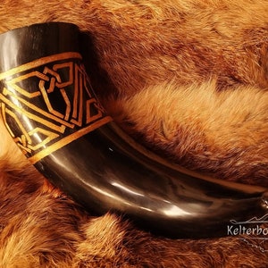 Dwarven Hammer Drinking Horn