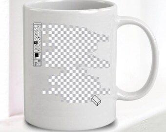 Photoshop Eraser Tool Mok - Geweldig cadeau