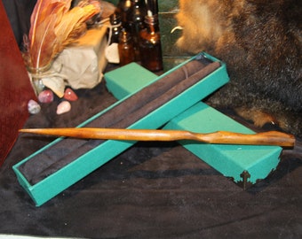 Wooden Alder Wand "Harmony"