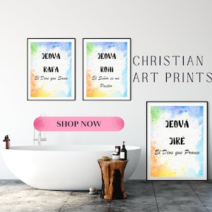 Carteles/ Decoración moderna de las Escrituras/ Versículos bíblicos /Descarga digital/ Impresión de decoración del hogar cristiano.