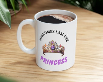 Princess and the Pea Ceramic Mug 11oz, Crown