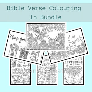 Bible Verse Colouring In Bundle