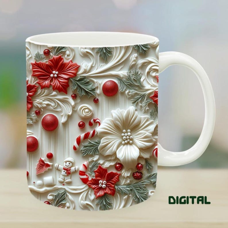 Christmas mug wrap, holiday mug design, digital mug wrap, PNG, snowman mug wrap, candy cane design, 11oz mug wrap, 15oz mug wrap, festive mug sublimation, Christmas sublimation PNG, winter mug design, printable mug wrap, holiday coffee mug, seasonal mug artwork