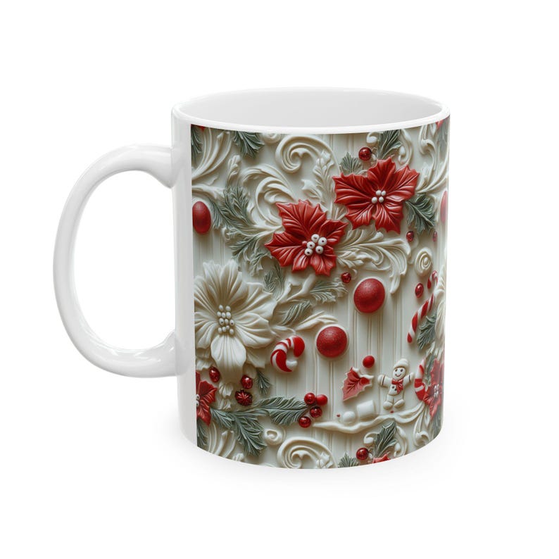 Christmas mug template