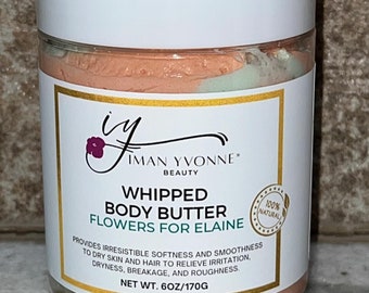 Mantequilla corporal batida - Flores para Elaine