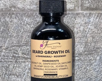 Aceite para el crecimiento de la barba - Cardamomo y cedro