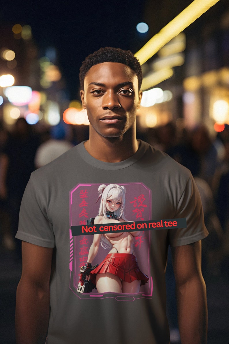 Cyberpunk Hentai Anime Milf Sexy Anime Girl, Nude Boobs, and Huge Tits