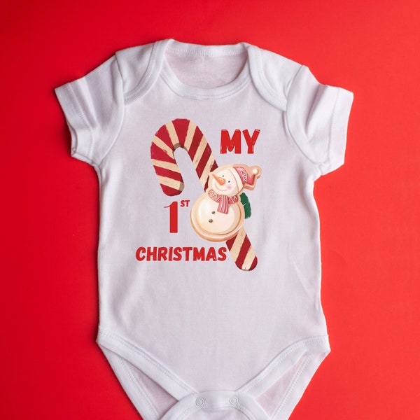 First Christmas bodysuit for babies