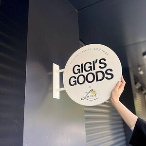 Wall Mounted Store Signcustom Aluminum Double Side Sign Logo Sign ...