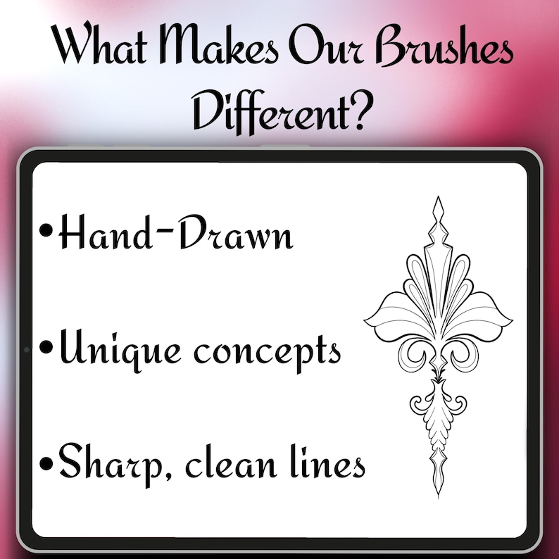 Ornamental Tattoo Procreate Brushes – Gothic Filigree, Floral Accents ...