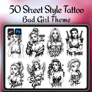 新品 BAD BITCH ストリート タトゥーギャングスタガール 中指 Tシャツ Bad Girl Gangster Tattoo - Etsy UK
