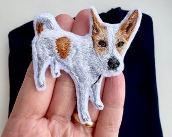 Personalized Pet Embroidery Patch: Custom Animal Iron-On Applique