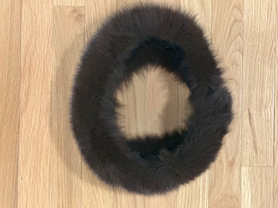 Vintage Dyed Fox Fur Collar - image 3