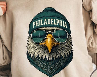 Philadelphia Football Sweatshirt Retro Sports Fan Shirt Gift For Game Day Gift Sweatshirt Philadelphia Football Fan Vintage Football Sweater