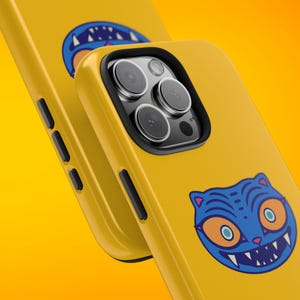 Derpy iPhone 16Pro Max Case, Gift for Cosplayer, Derpy Phone Cover, kpop demon hunters phone cover, Derpy Tiger Kpop Phonecase, iPhone Cover