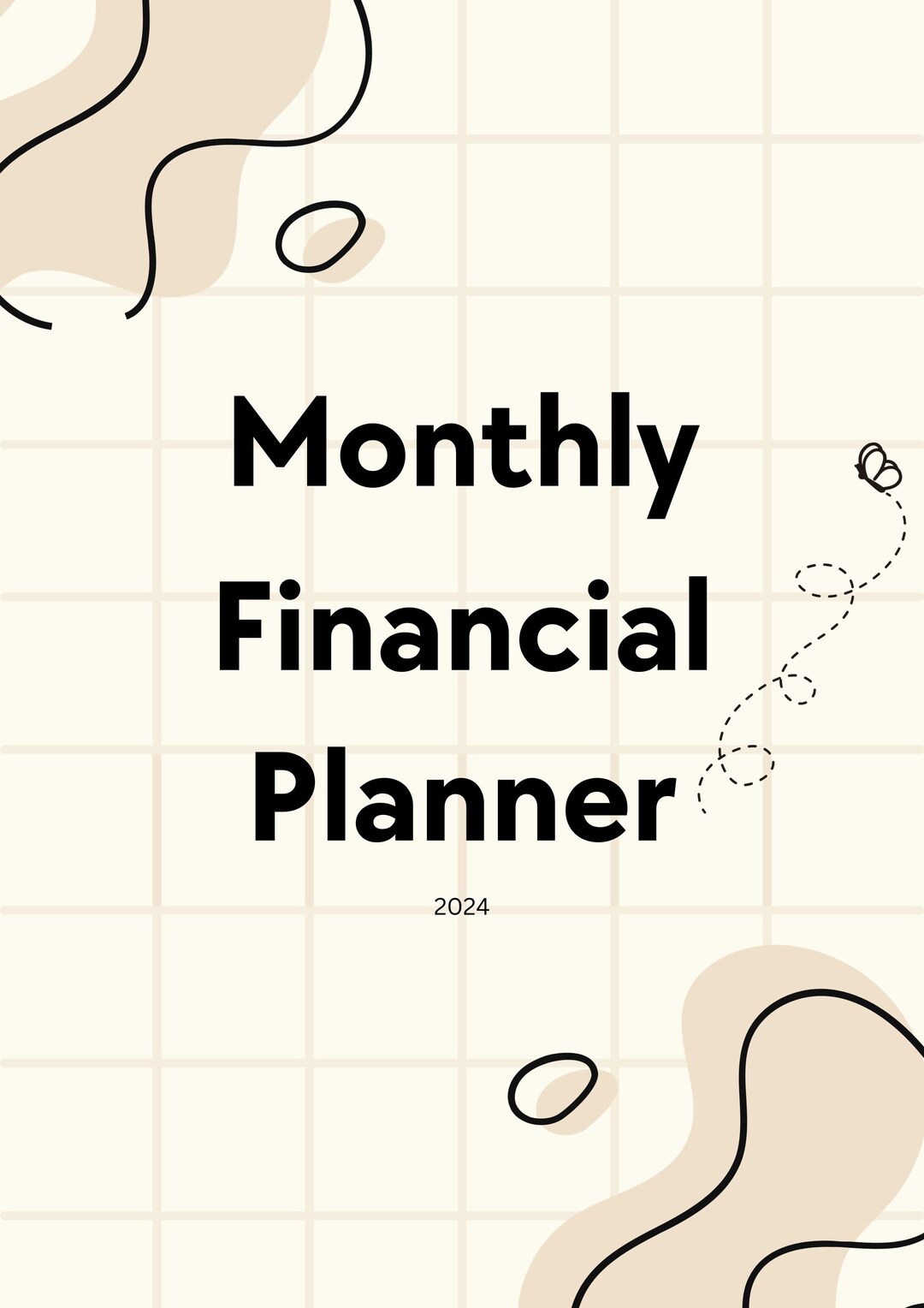 Monthly Budget Planner 2024 Etsy