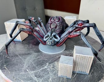 Titanus Abaddon Sculpture. Kong survivor instinct villain. Spider Titan monster.