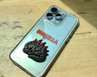 Godzilla Sleeping Sculpture iPhone Case: Evolved Monster Design