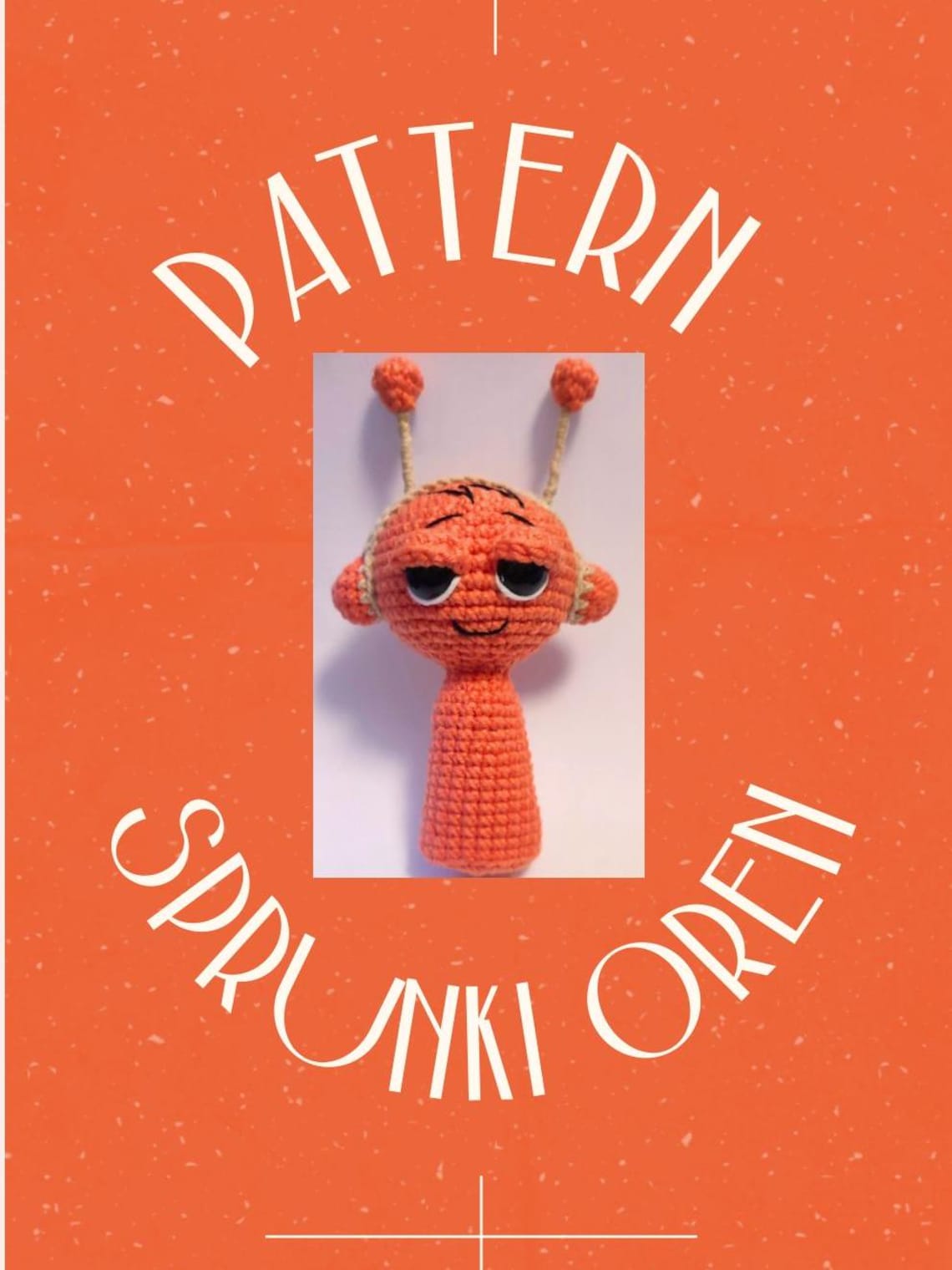 Sprunki Plush Toy Pattern Amigurumi Crochet Pattern Sprunki Oren sprunki-plush-toy-pattern-amigurumi-crochet-pattern-sprunki-oren