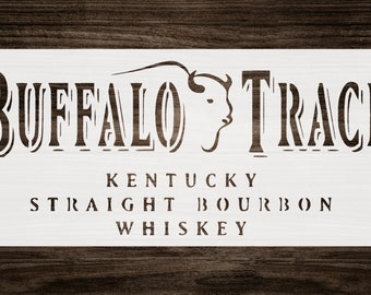 Buffalo Trace Whiskey Stencil Arts - Creative Crafting Supplies Creative Buffalo Trace Whiskey Stencil Set for Diverse Crafting