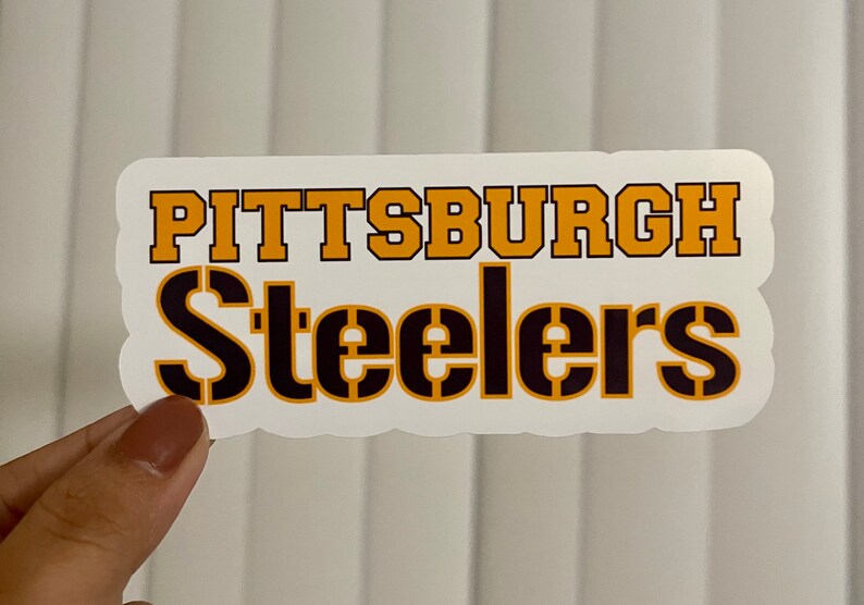 Pittsburgh Steelers Vinyl Stickers Etsy