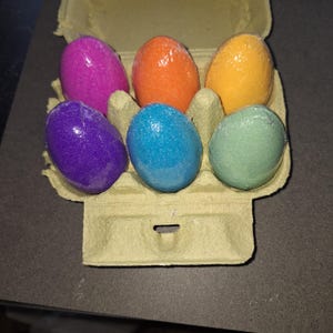 Egg Box Bath Bombs