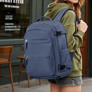 Vacuum Backpack Travel Airback Vacpack Vacuum Seal Backpacks Traveling Compression Air Travel Bag Carry on Luggage, Not included Pump